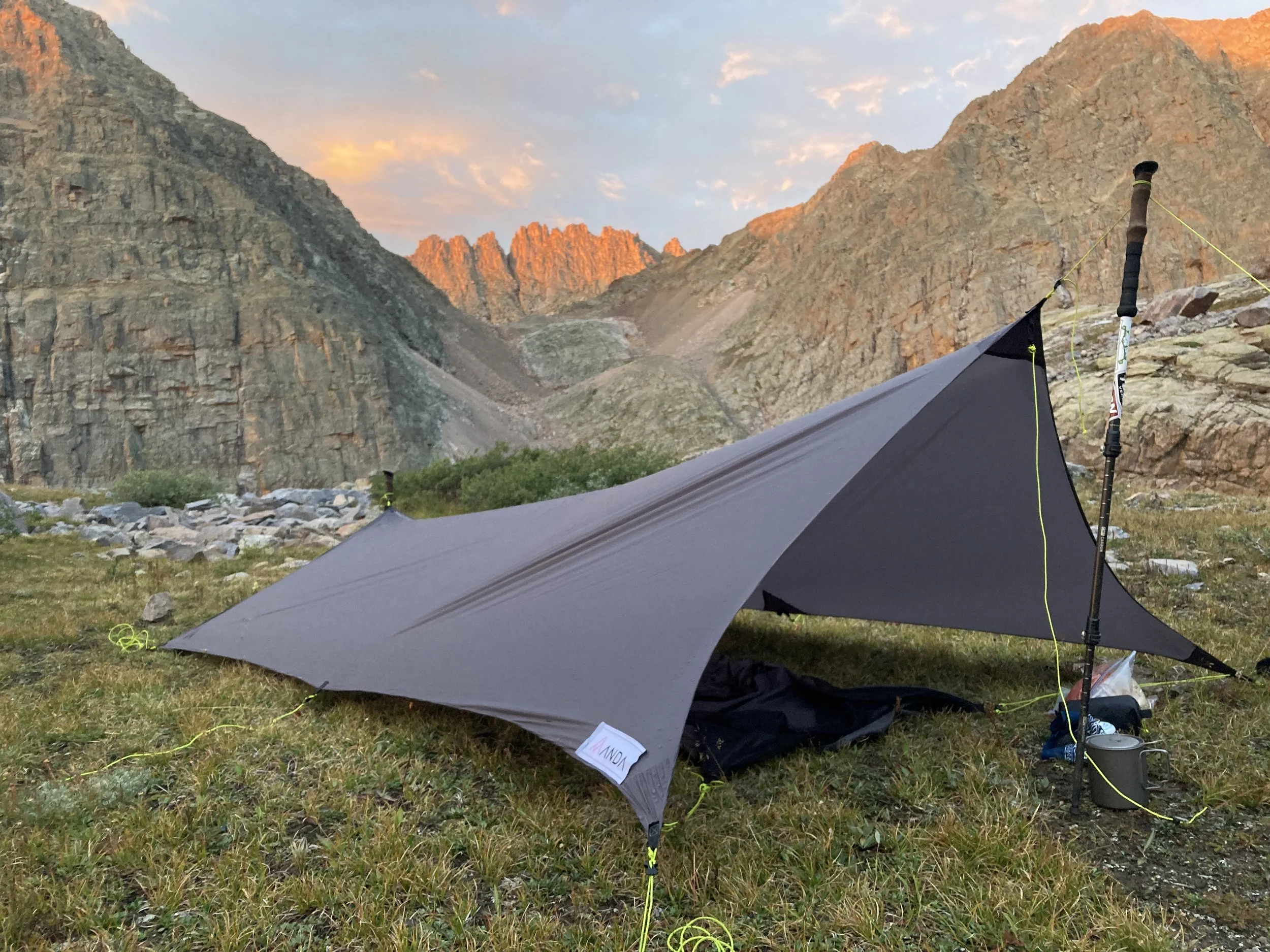 テント・タープ ANDA Ultralight Burrito Bivy ANDA Ultralight: Tarp & Bivy Shelter System Sewn By a